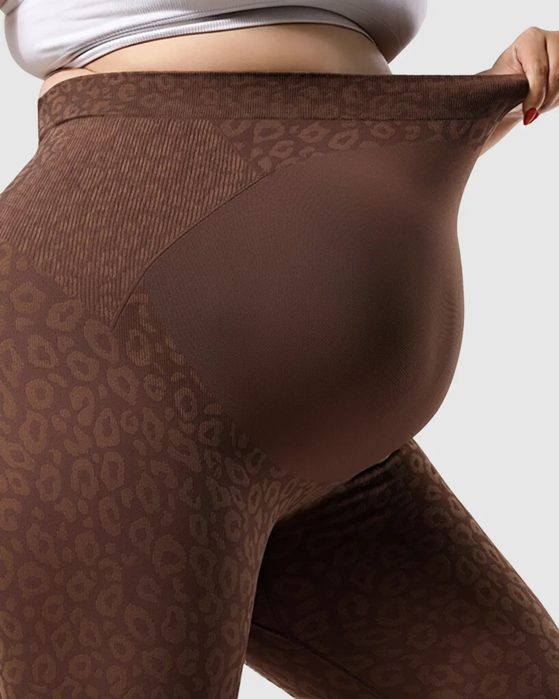 High-waisted Printed Maternity Leggings