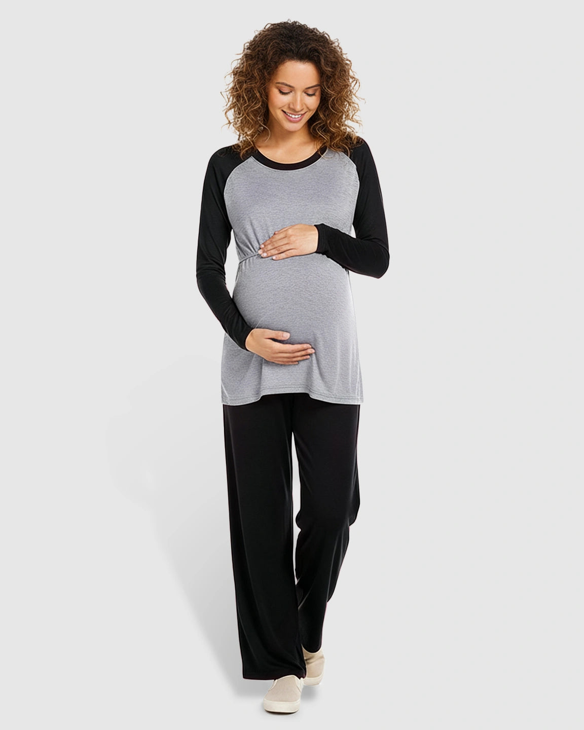 Soft Stretch Nursing Maternity Sleepwear Set