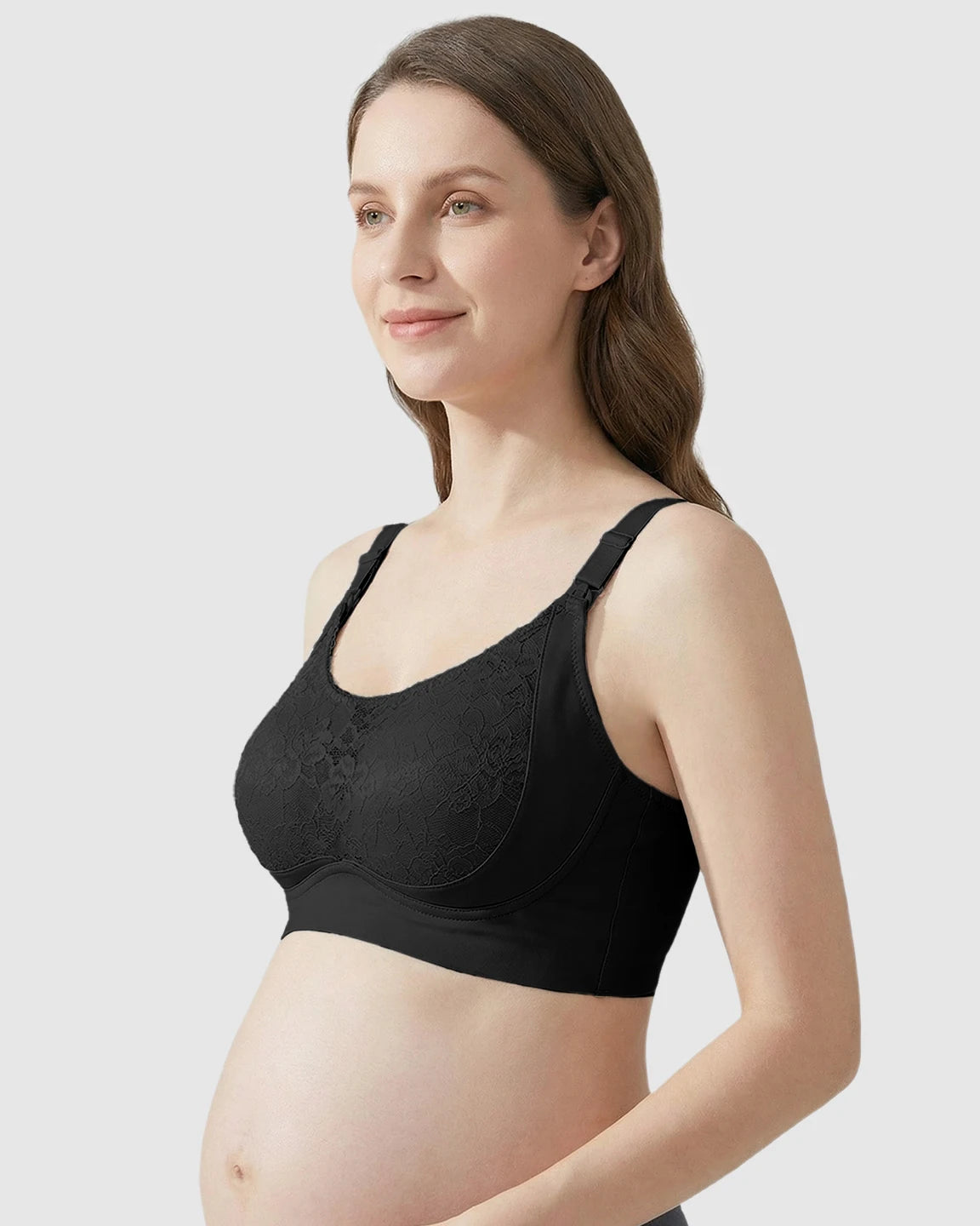One-Piece Lace Breastfeeding Bra