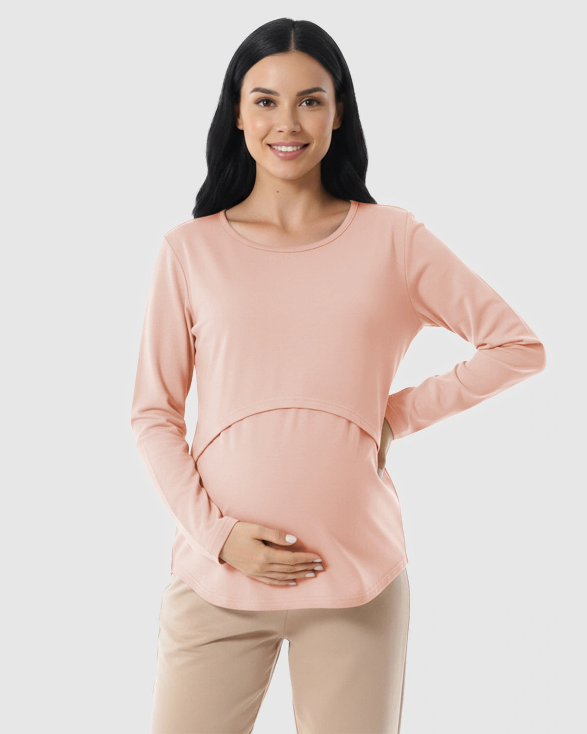 Nursing Access Loose Fit Maternity & Nursing Top