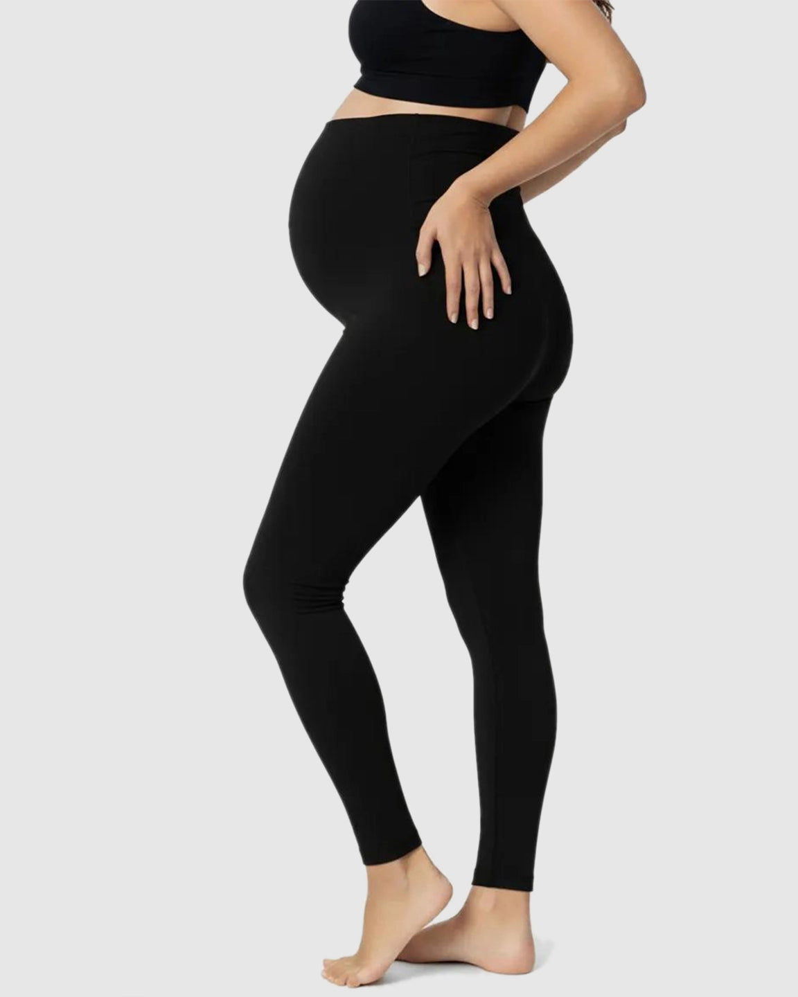 Belly Support Stretch Maternity Leggings