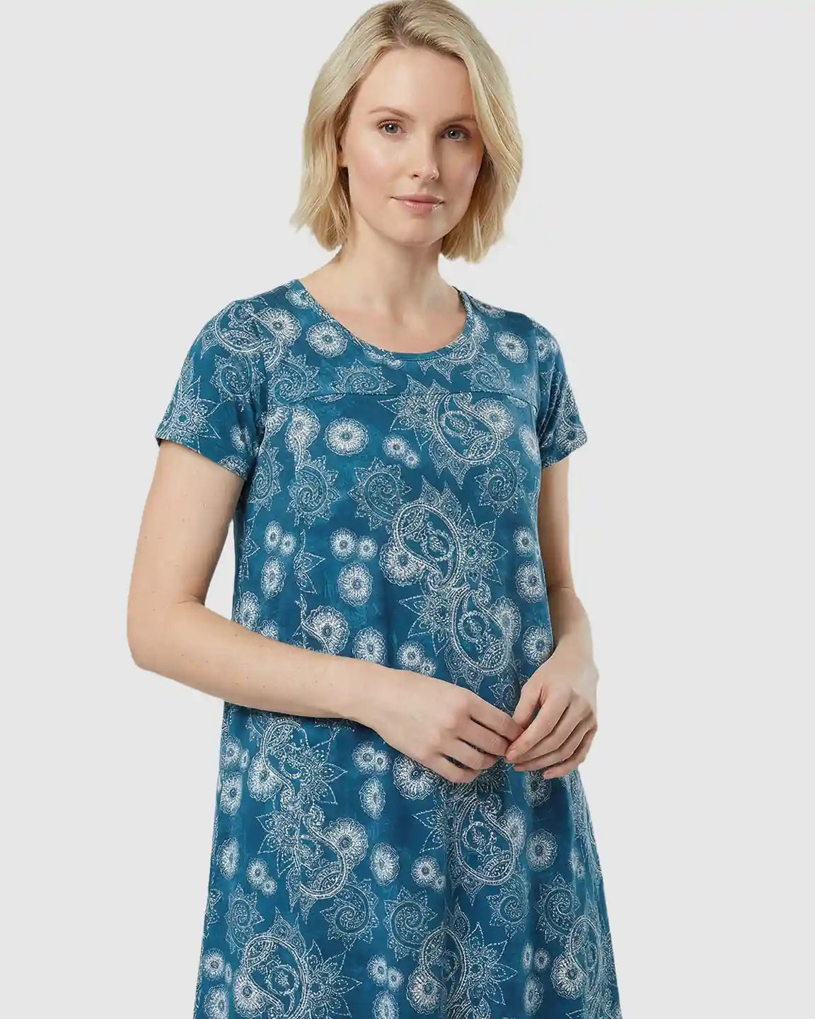Breathable Cotton A-Line Nursing & Maternity Dress