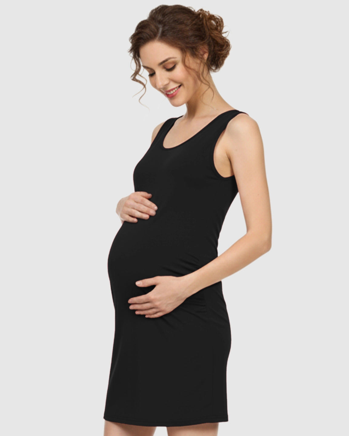 Modal-Blend Tank Fitted Dress