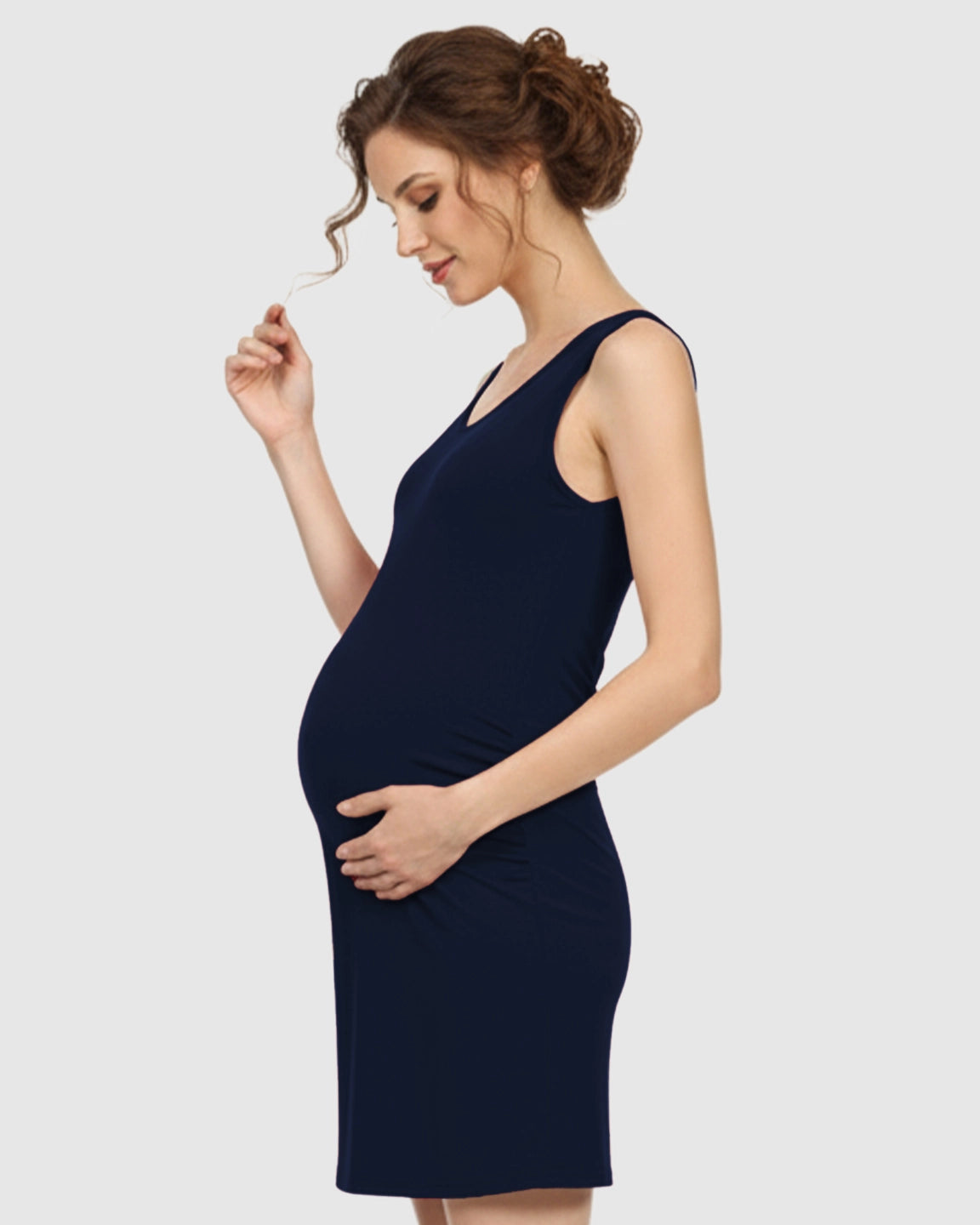 Modal-Blend Tank Fitted Dress