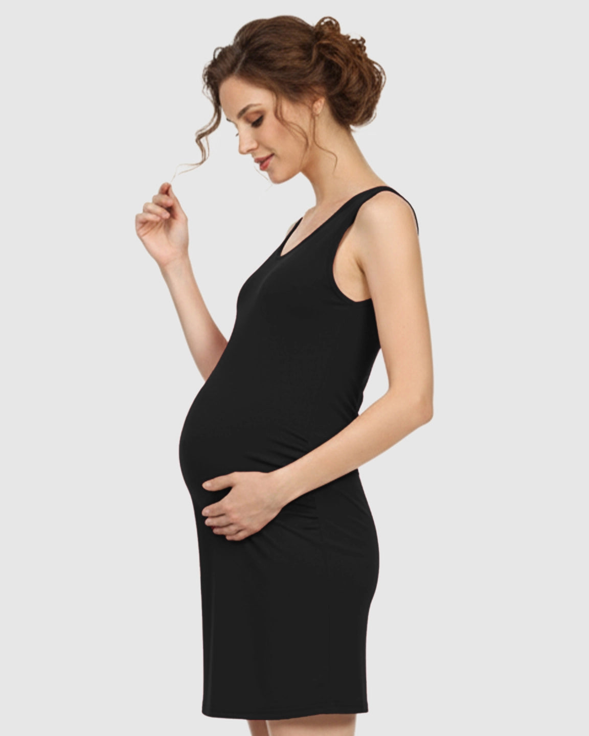 Modal-Blend Tank Fitted Dress