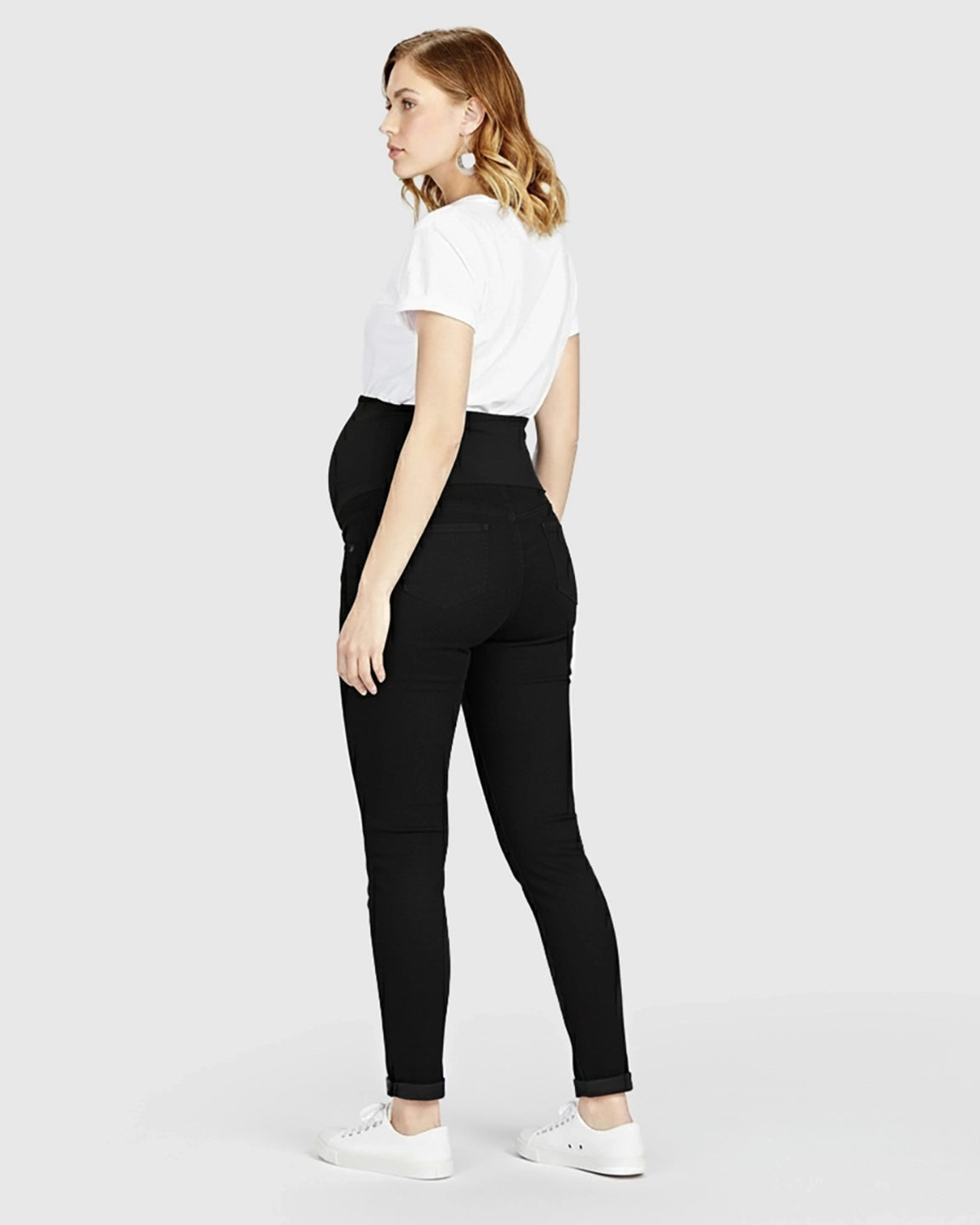 Straight-Leg Stretch Maternity Jeans