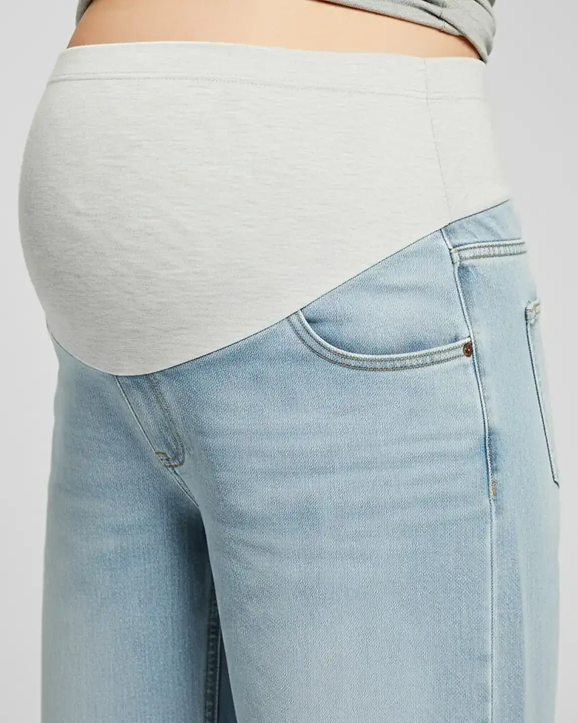 Stretch High-Waist Maternity Jeans