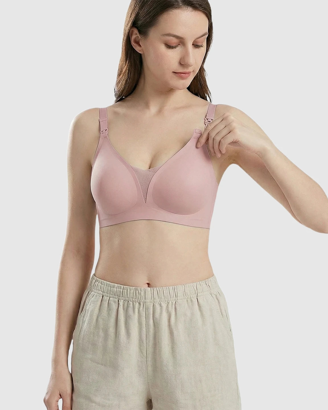 One-Handed Anti-Sagging Supportive Nursing Bra