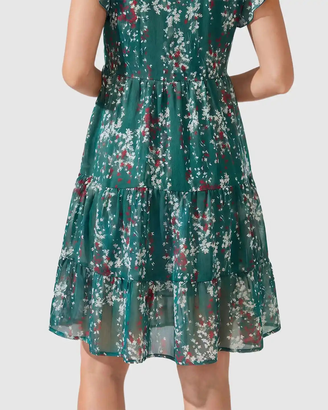 Floral Print A-line Maternity Dress