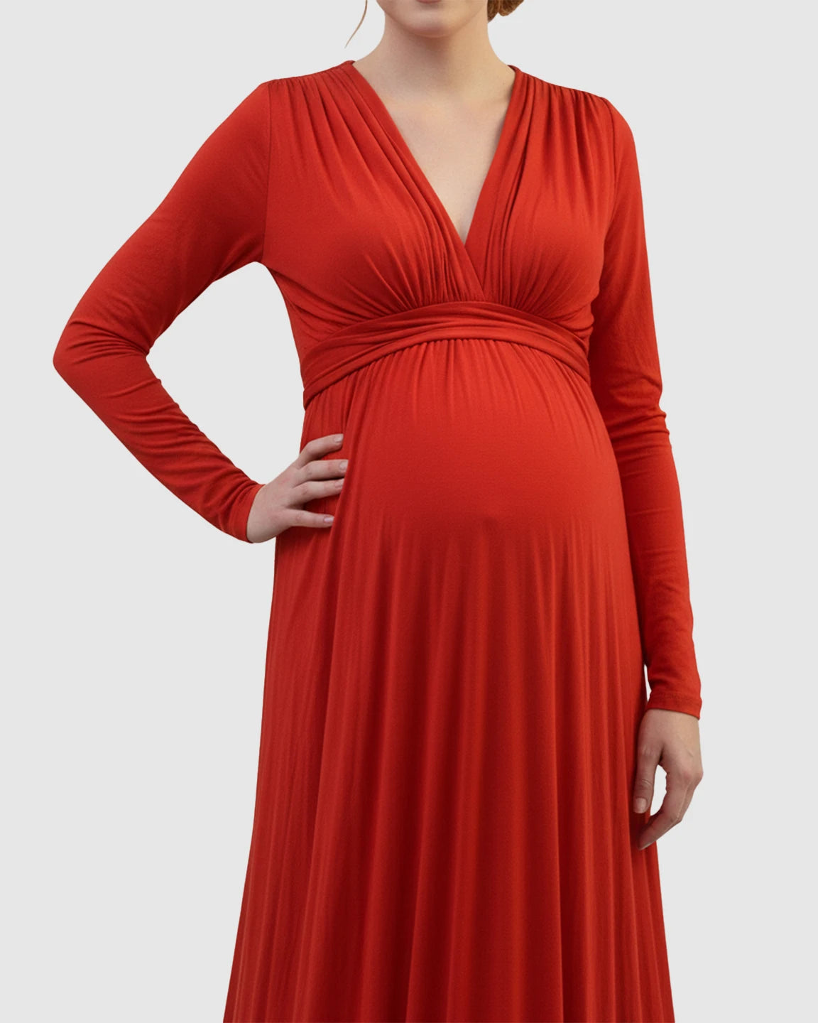 Empire Waist Romantic Style Maternity Photography Gown