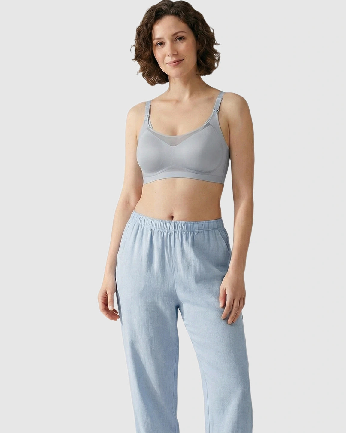 Seamless Ice Silk Ultra-Thin Nursing Bra