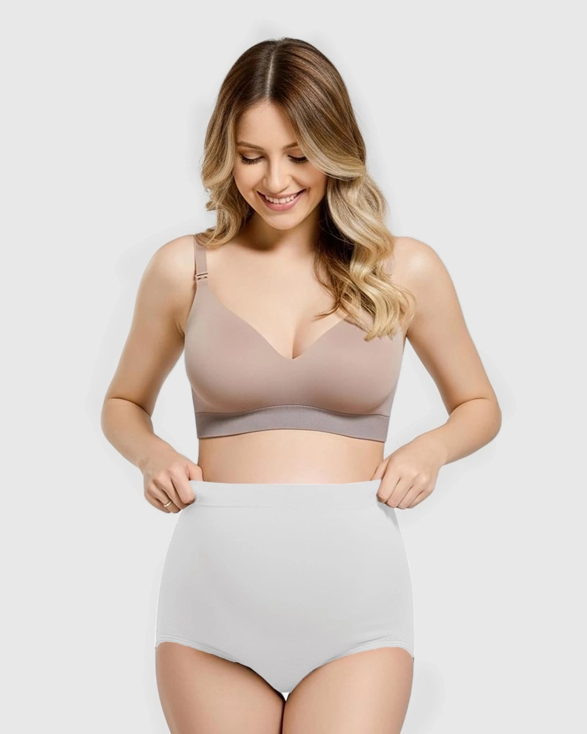 High-Waist Seamless Maternity Panties