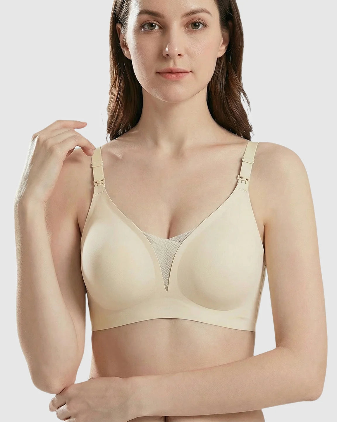 One-Handed Anti-Sagging Supportive Nursing Bra
