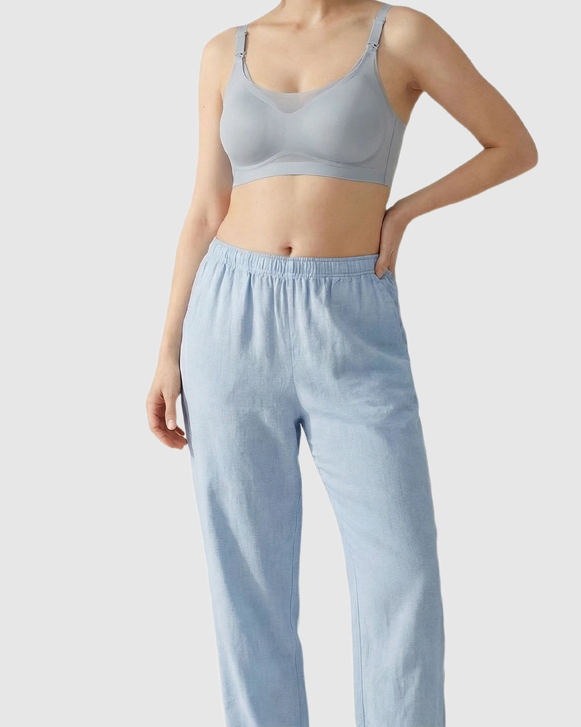 Seamless Ice Silk Ultra-Thin Nursing Bra