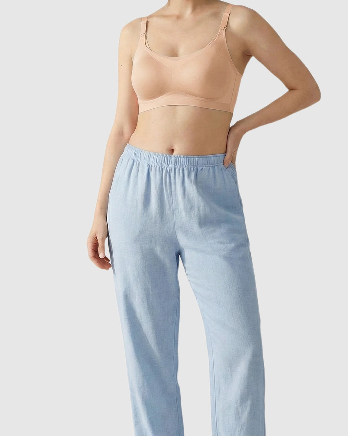 Seamless Ice Silk Ultra-Thin Nursing Bra