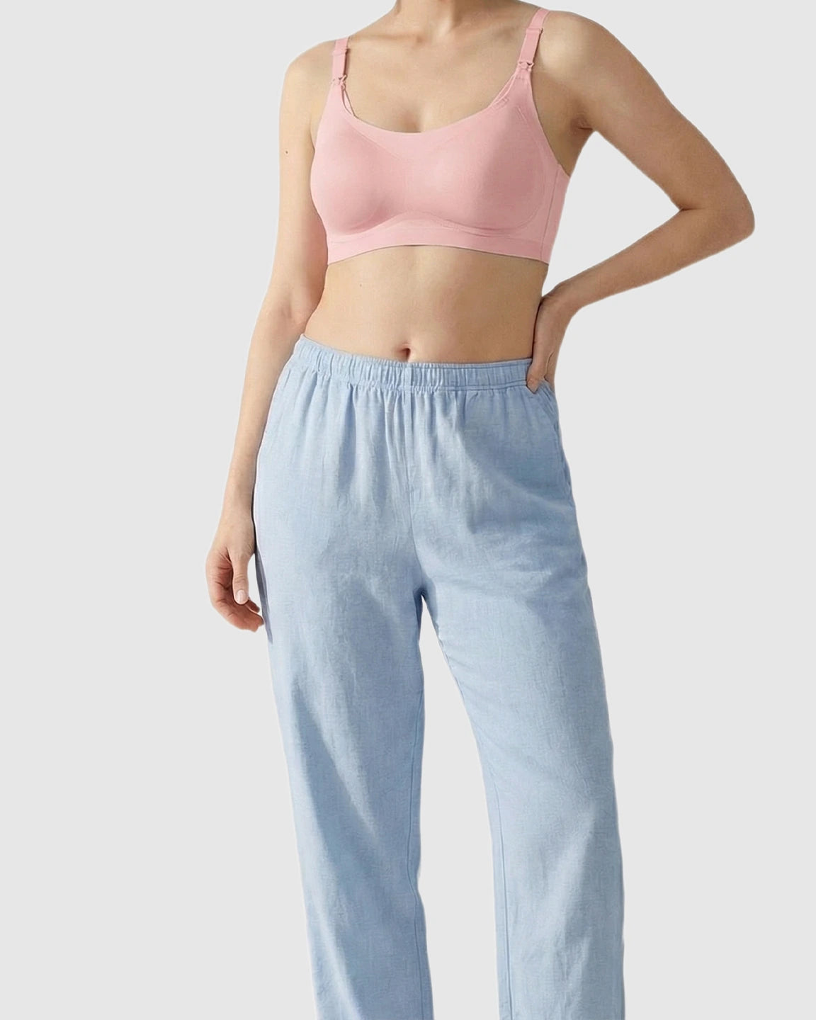 Seamless Ice Silk Ultra-Thin Nursing Bra