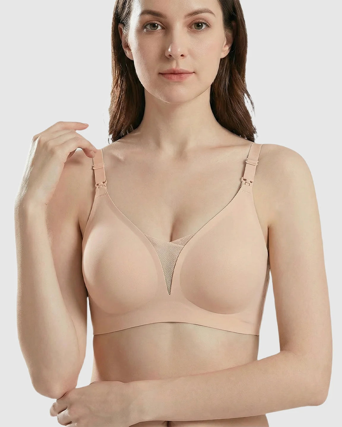 One-Handed Anti-Sagging Supportive Nursing Bra
