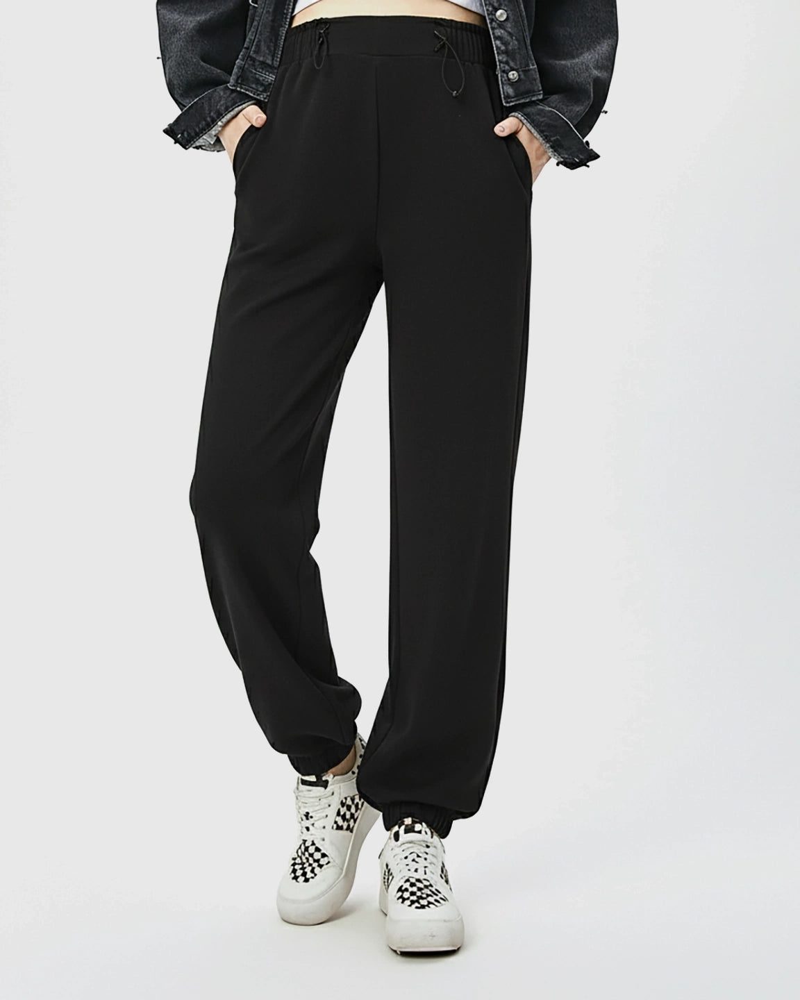 Bump-Friendly High-Rise Maternity Joggers