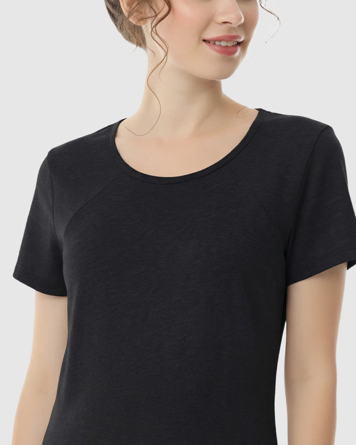 Side-Access Nursing Casual Maternity Midi Dress