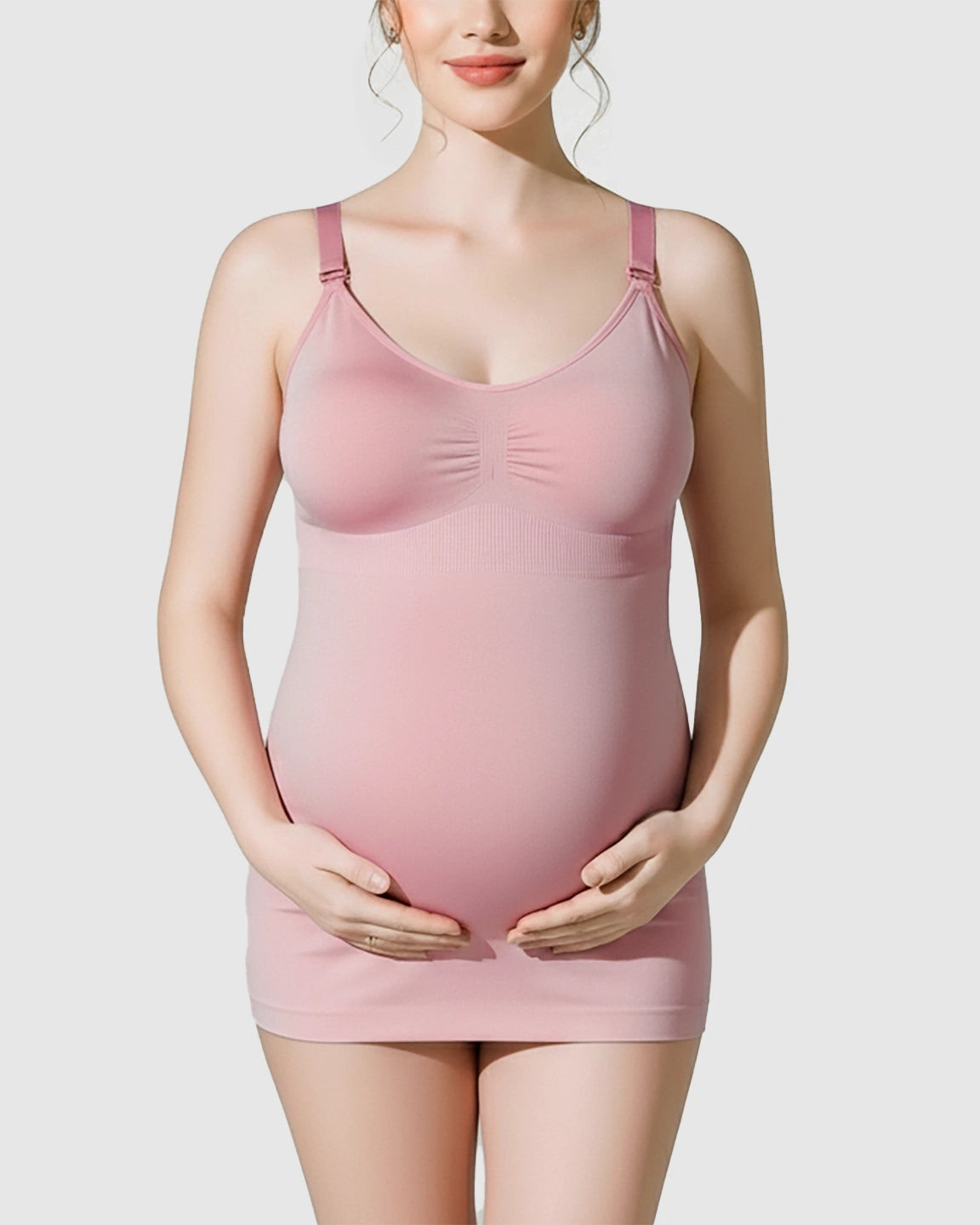 Soft Stretch Front-Opening Wireless Maternity Nursing Bra