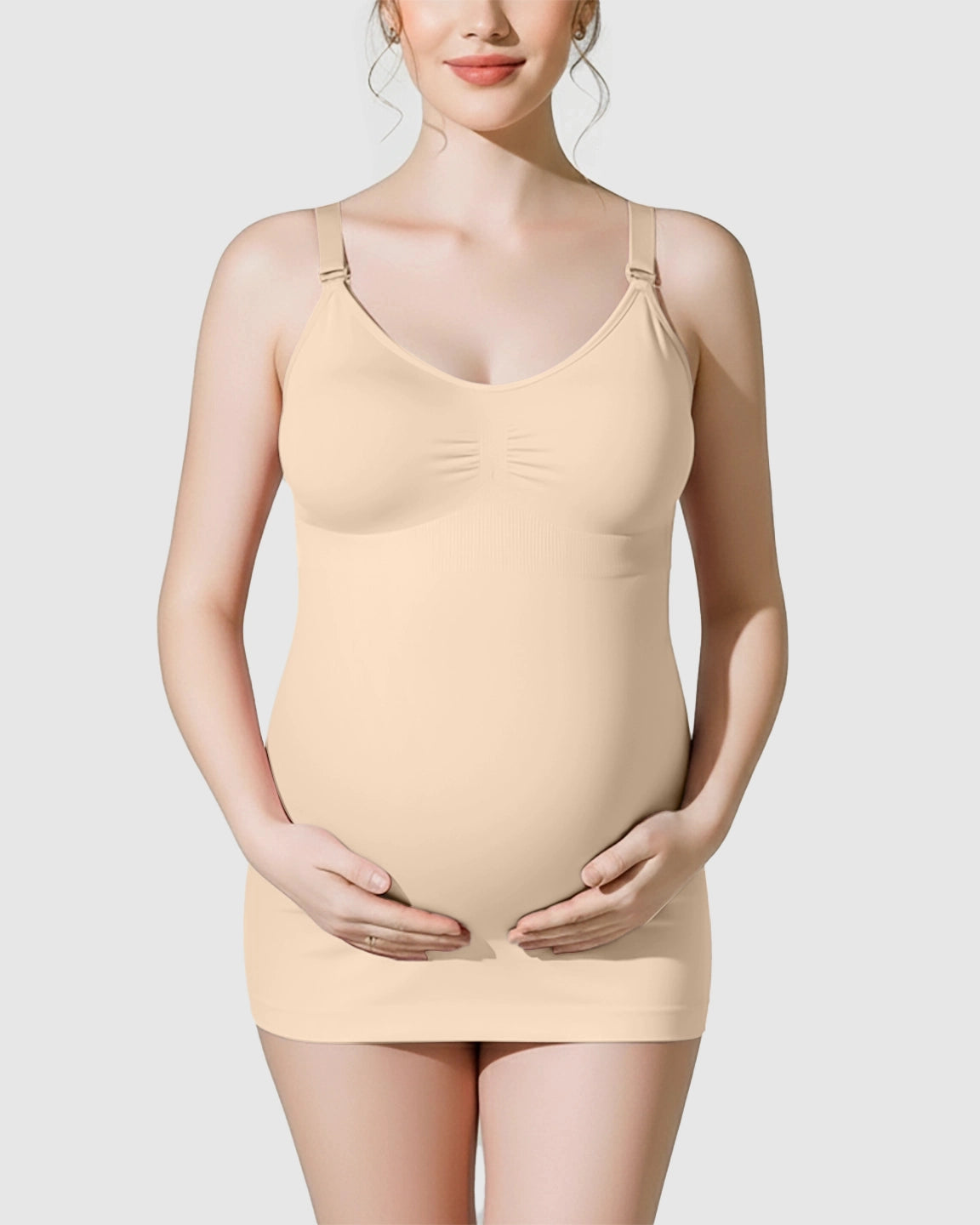 Soft Stretch Front-Opening Wireless Maternity Nursing Bra