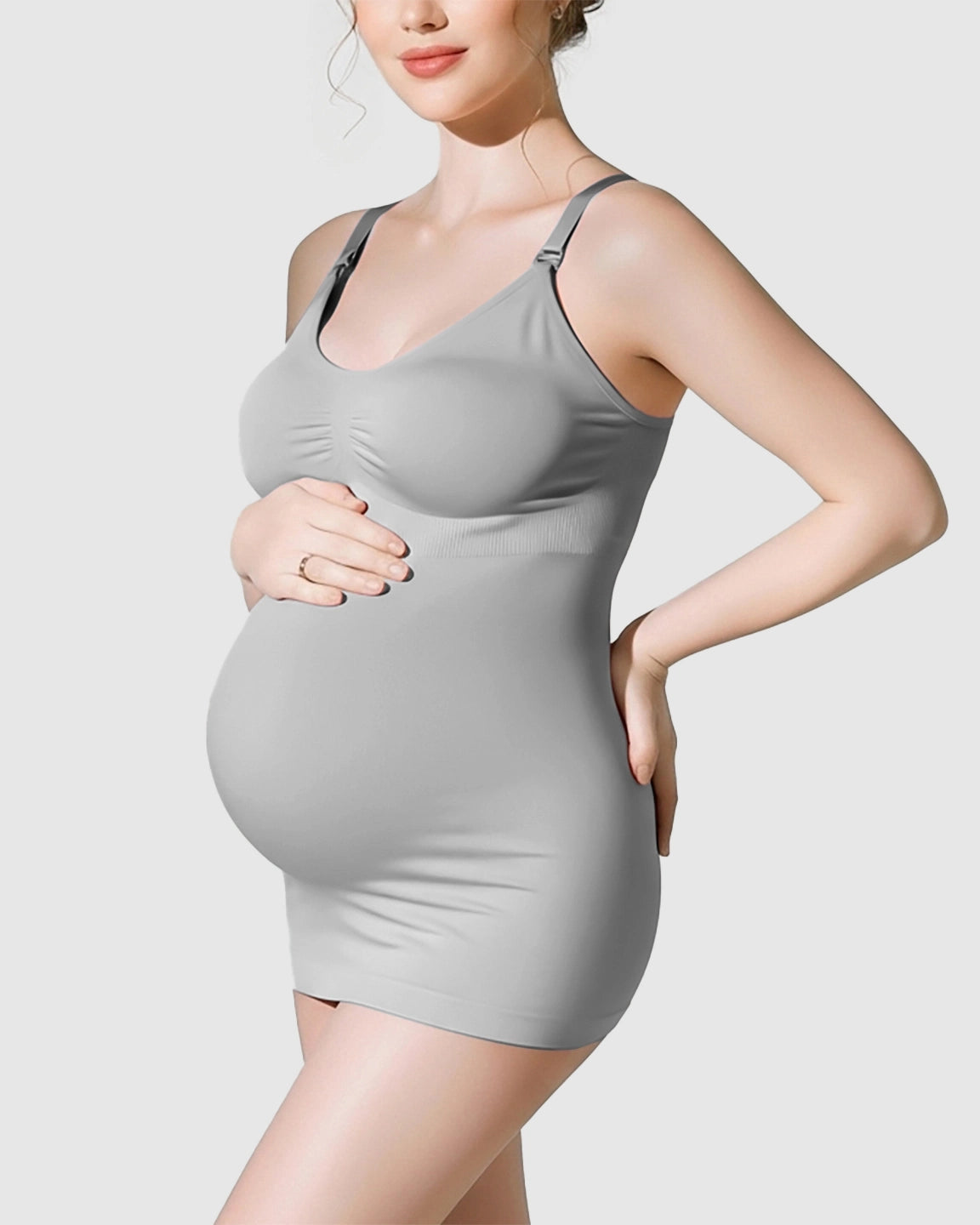 Soft Stretch Front-Opening Wireless Maternity Nursing Bra