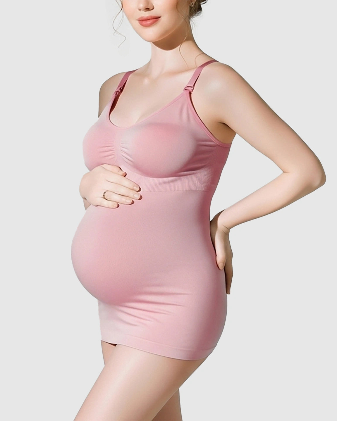 Soft Stretch Front-Opening Wireless Maternity Nursing Bra
