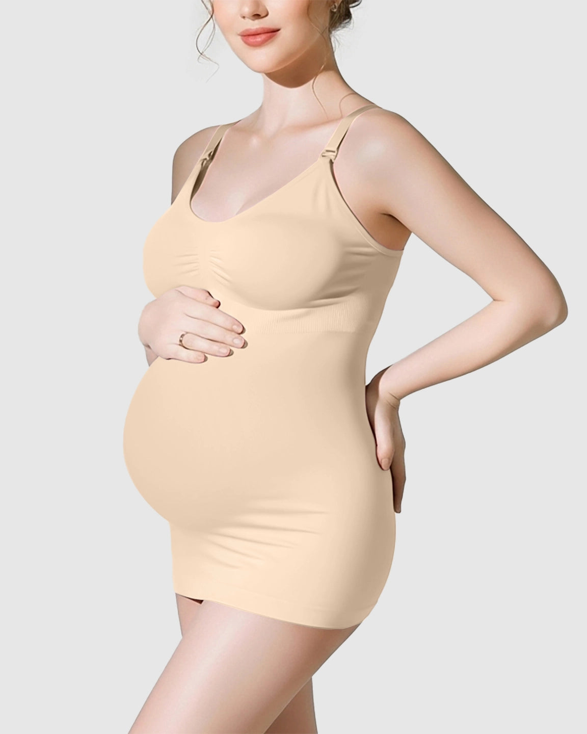 Soft Stretch Front-Opening Wireless Maternity Nursing Bra