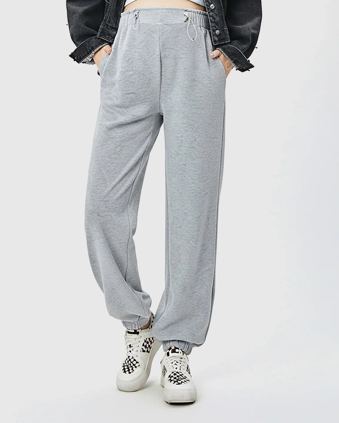 Bump-Friendly High-Rise Maternity Joggers