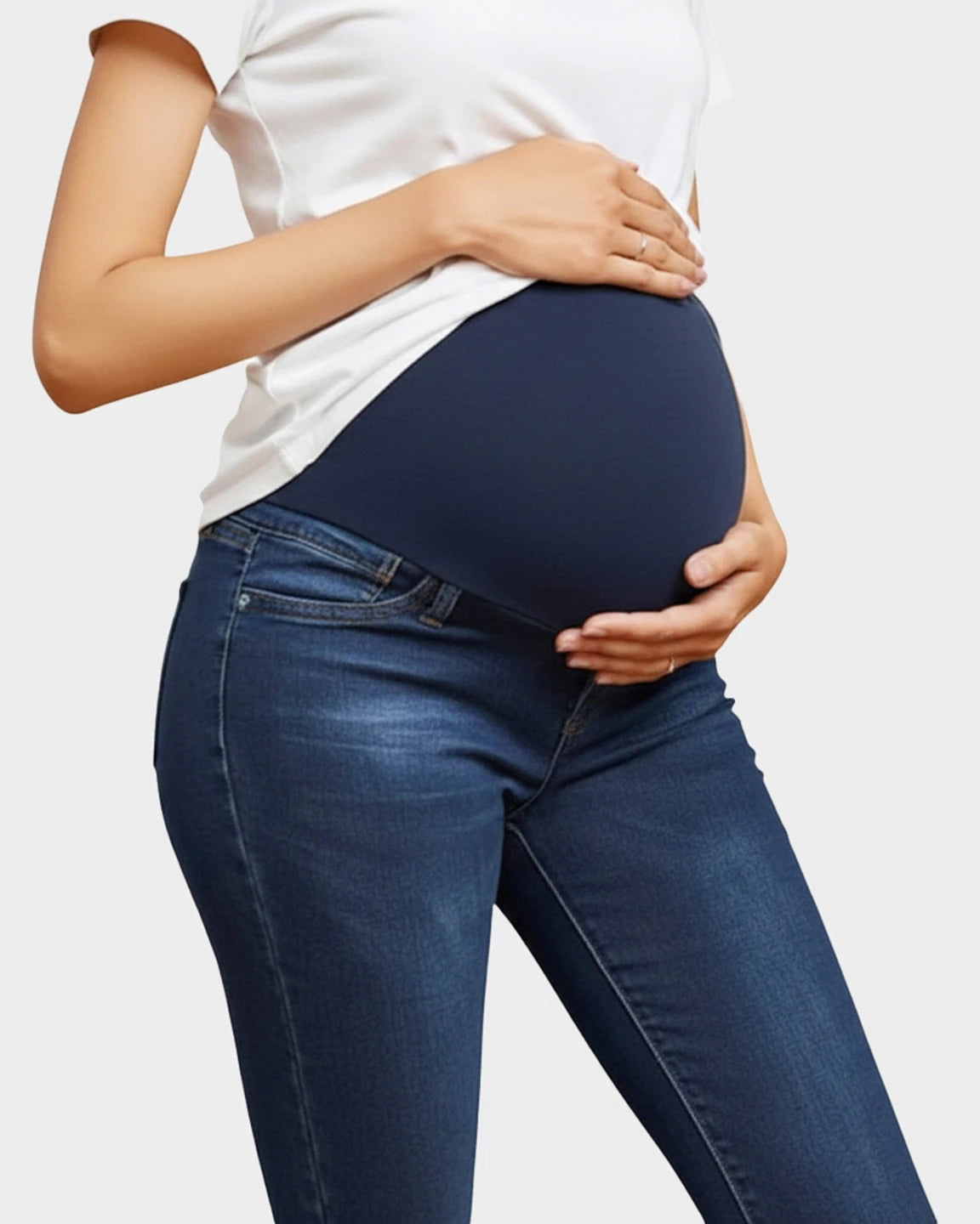 Stretch High-Waist Skinny Maternity Jeans