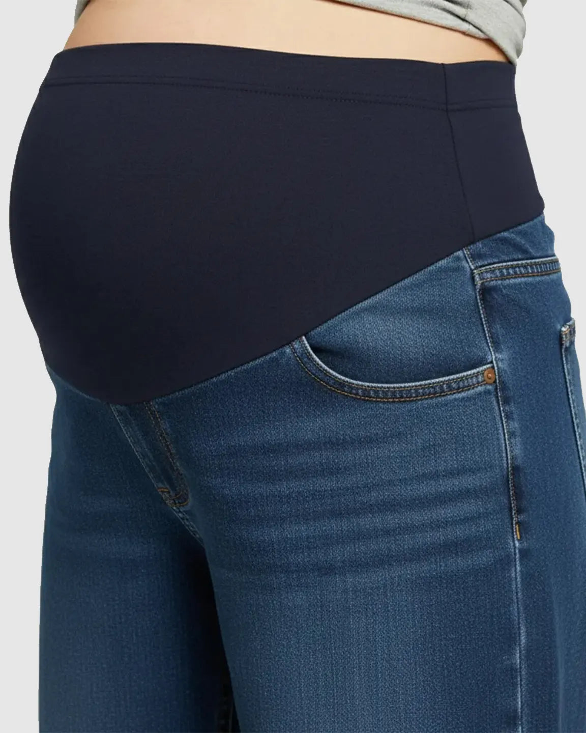 Stretch High-Waist Maternity Jeans