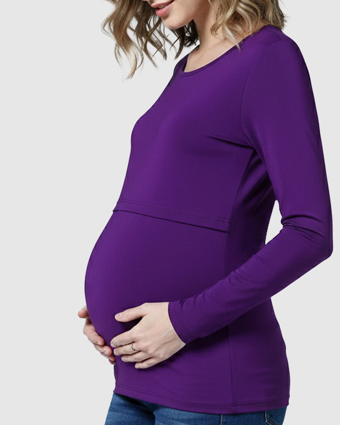Lift-Up Front Casual Maternity & Nursing Top