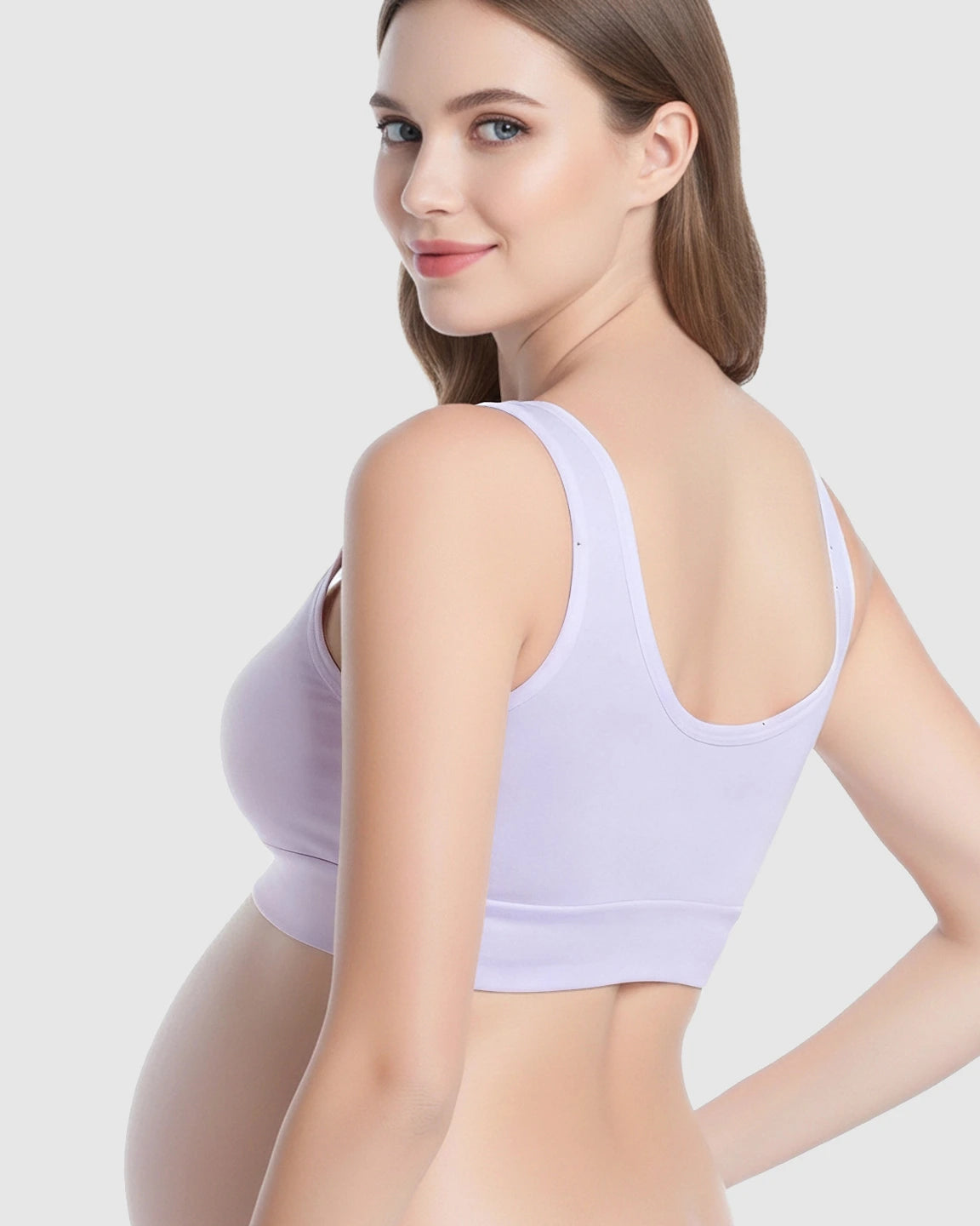 Wireless Cotton Crisscross Nursing Camisole Bra