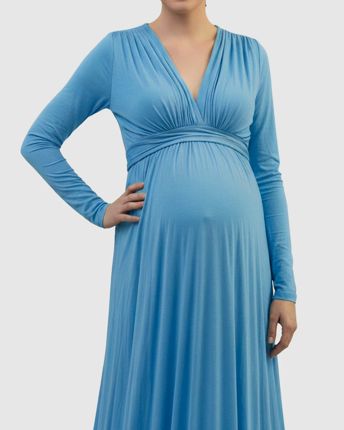 Empire Waist Romantic Style Maternity Photography Gown