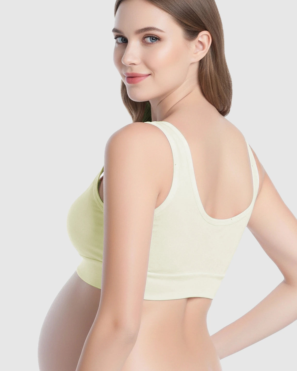 Wireless Cotton Crisscross Nursing Camisole Bra