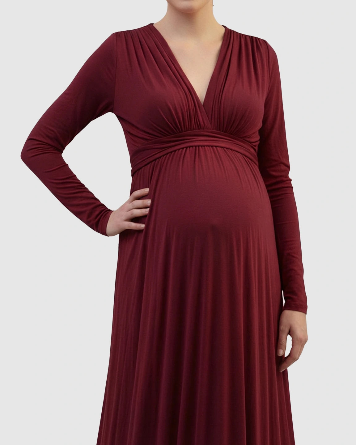 Empire Waist Romantic Style Maternity Photography Gown