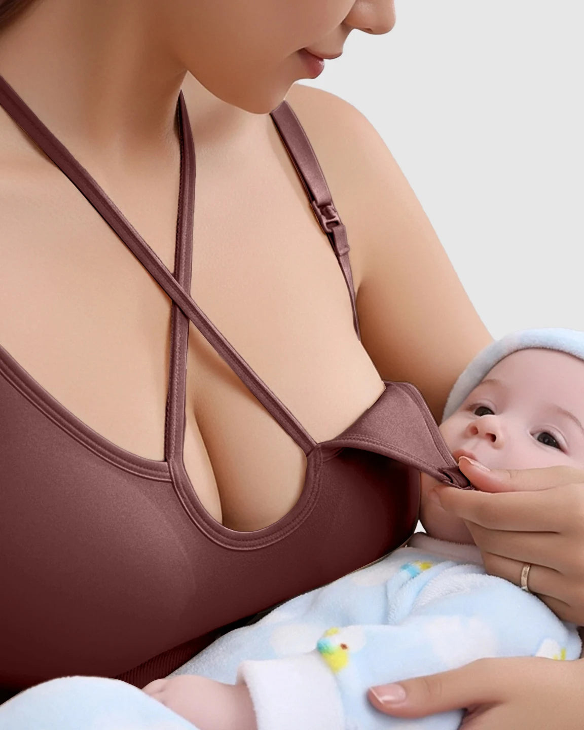 Seamless CrissCross Nursing Bra