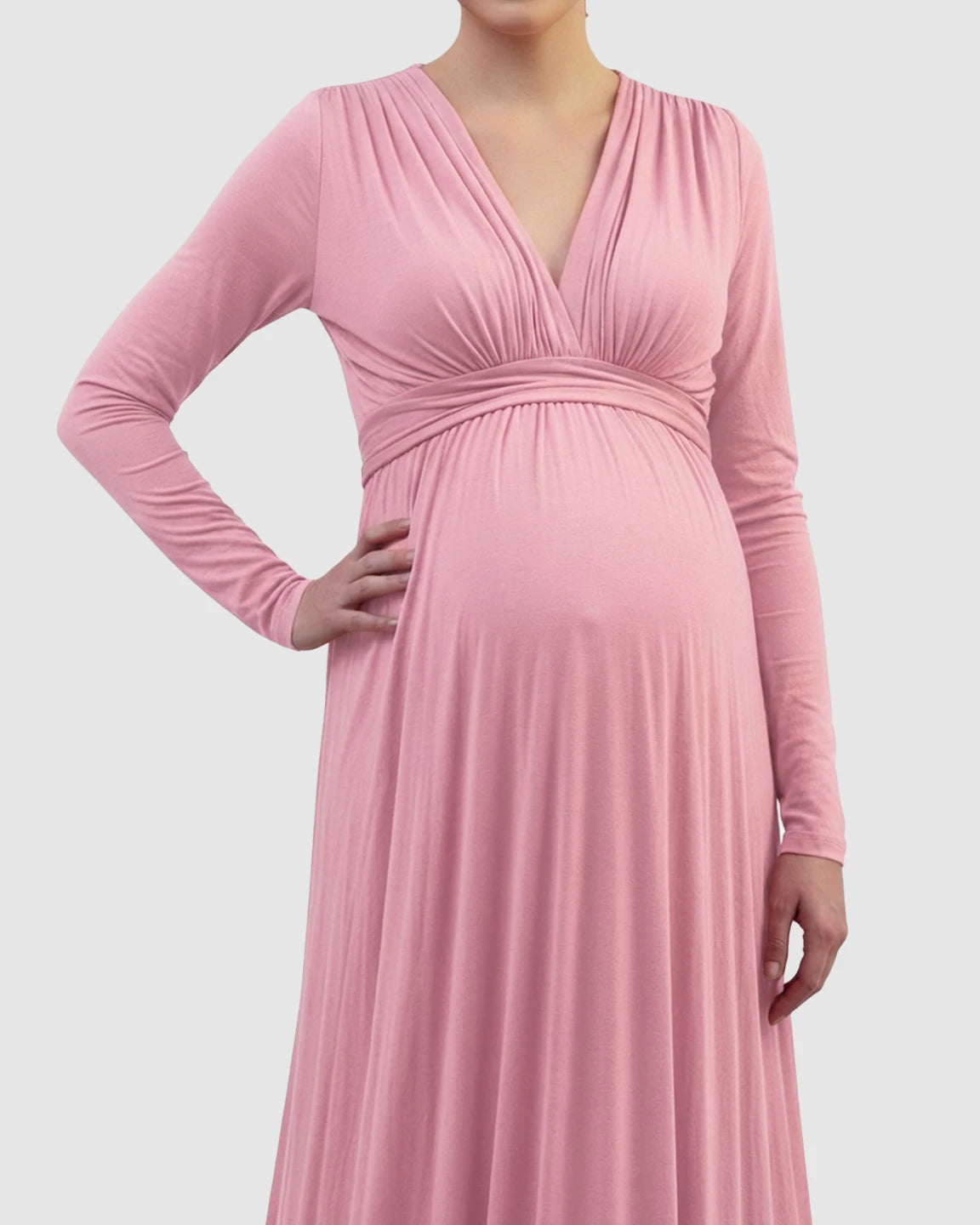 Empire Waist Romantic Style Maternity Photography Gown
