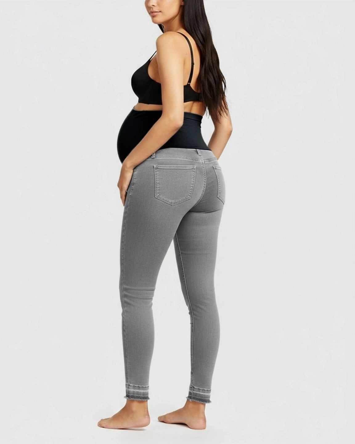 Stretch High-Waist Skinny Maternity Jeans