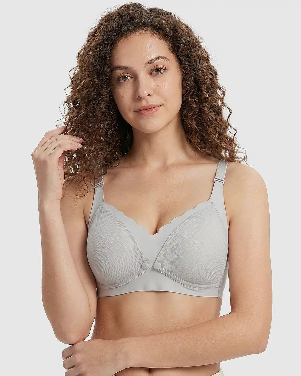Wire-Free Soft Lace Maternity Nursing Bra
