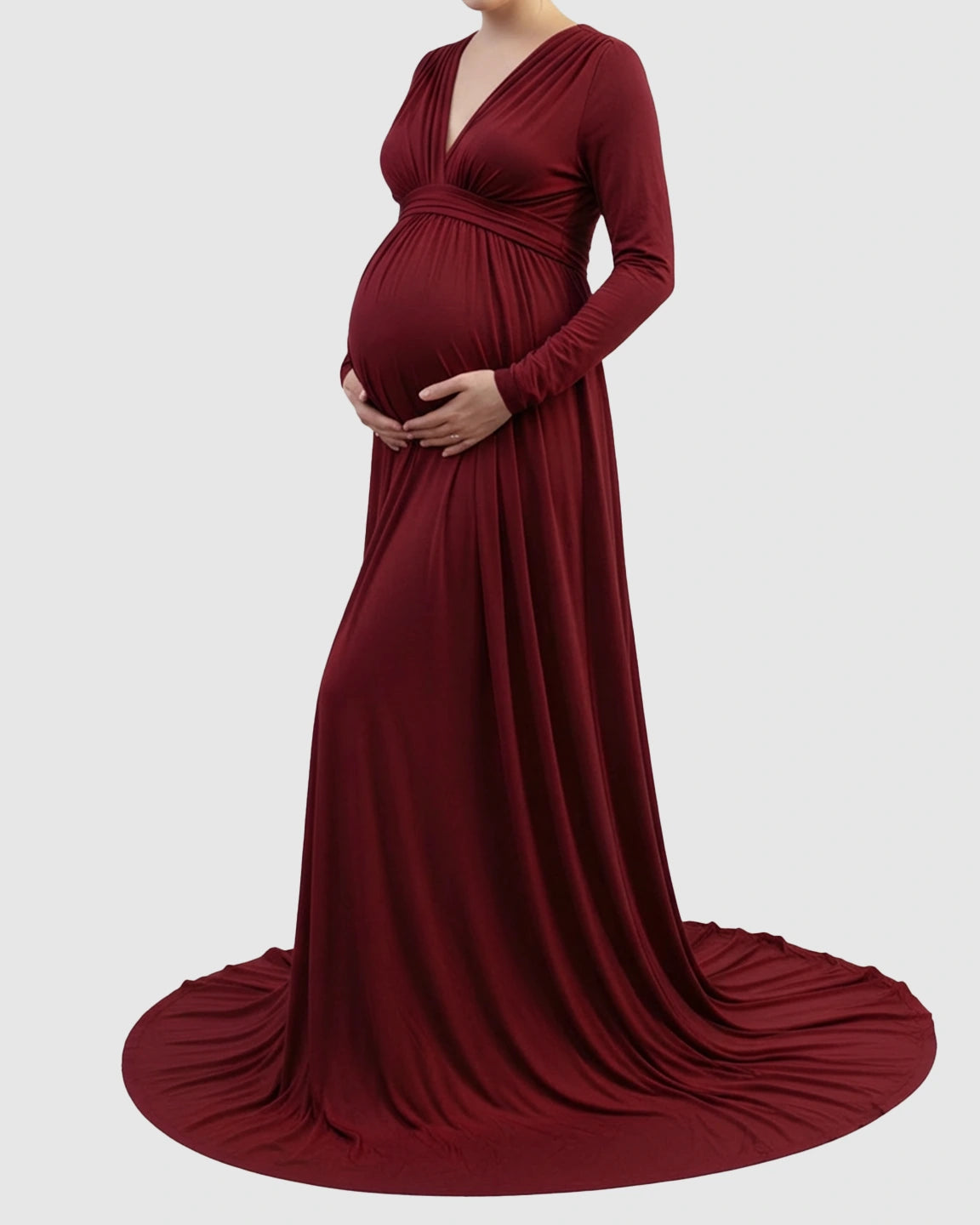 Empire Waist Romantic Style Maternity Photography Gown