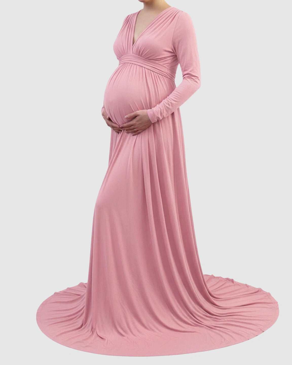 Empire Waist Romantic Style Maternity Photography Gown