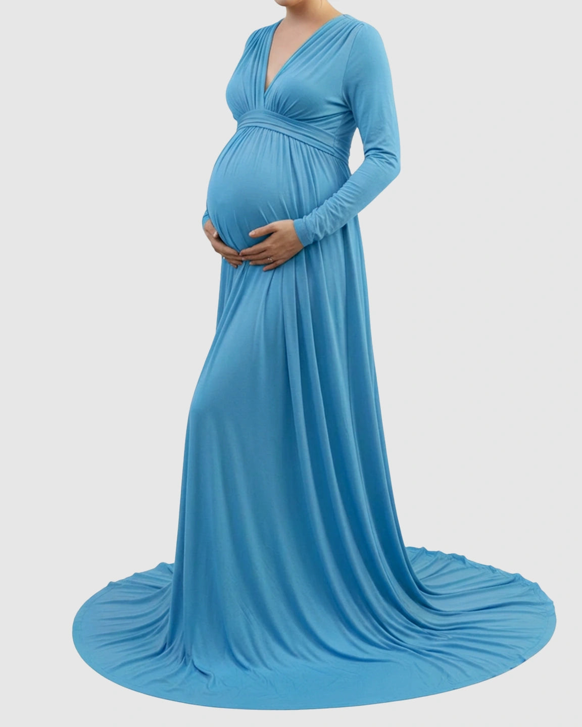 Empire Waist Romantic Style Maternity Photography Gown
