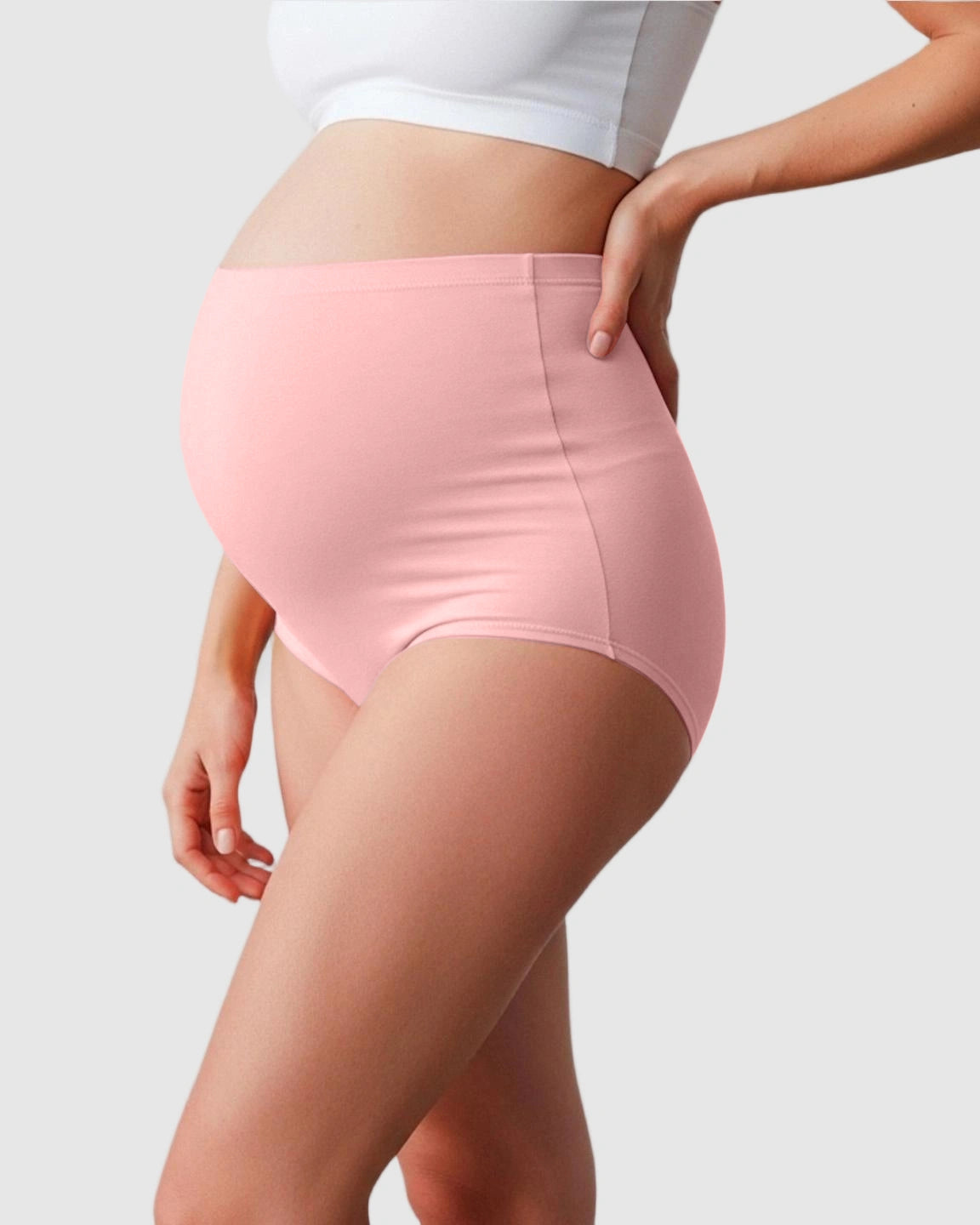 High-Waist Cotton Support Maternity Panties