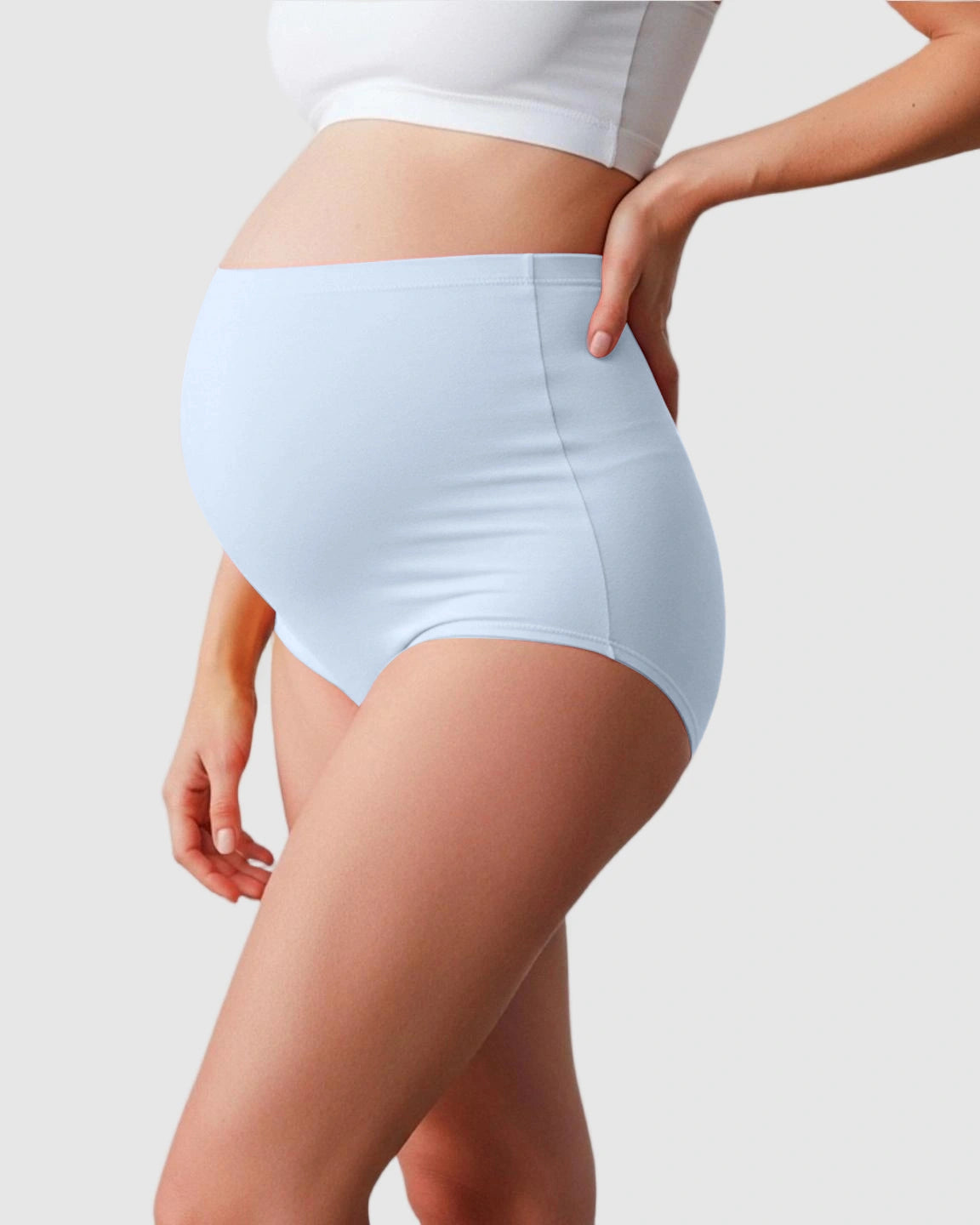 High-Waist Cotton Support Maternity Panties