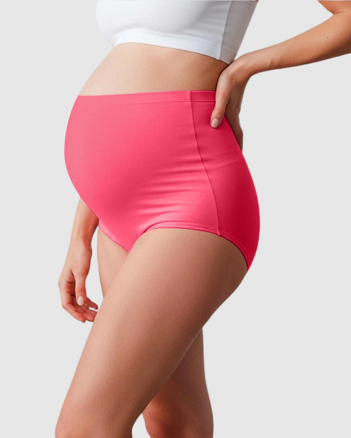 High-Waist Cotton Support Maternity Panties