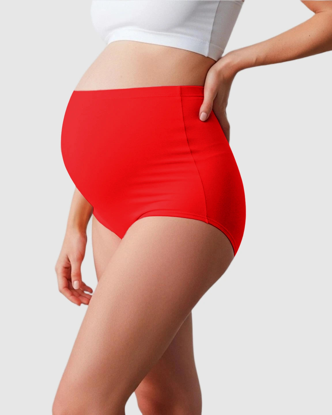 High-Waist Cotton Support Maternity Panties