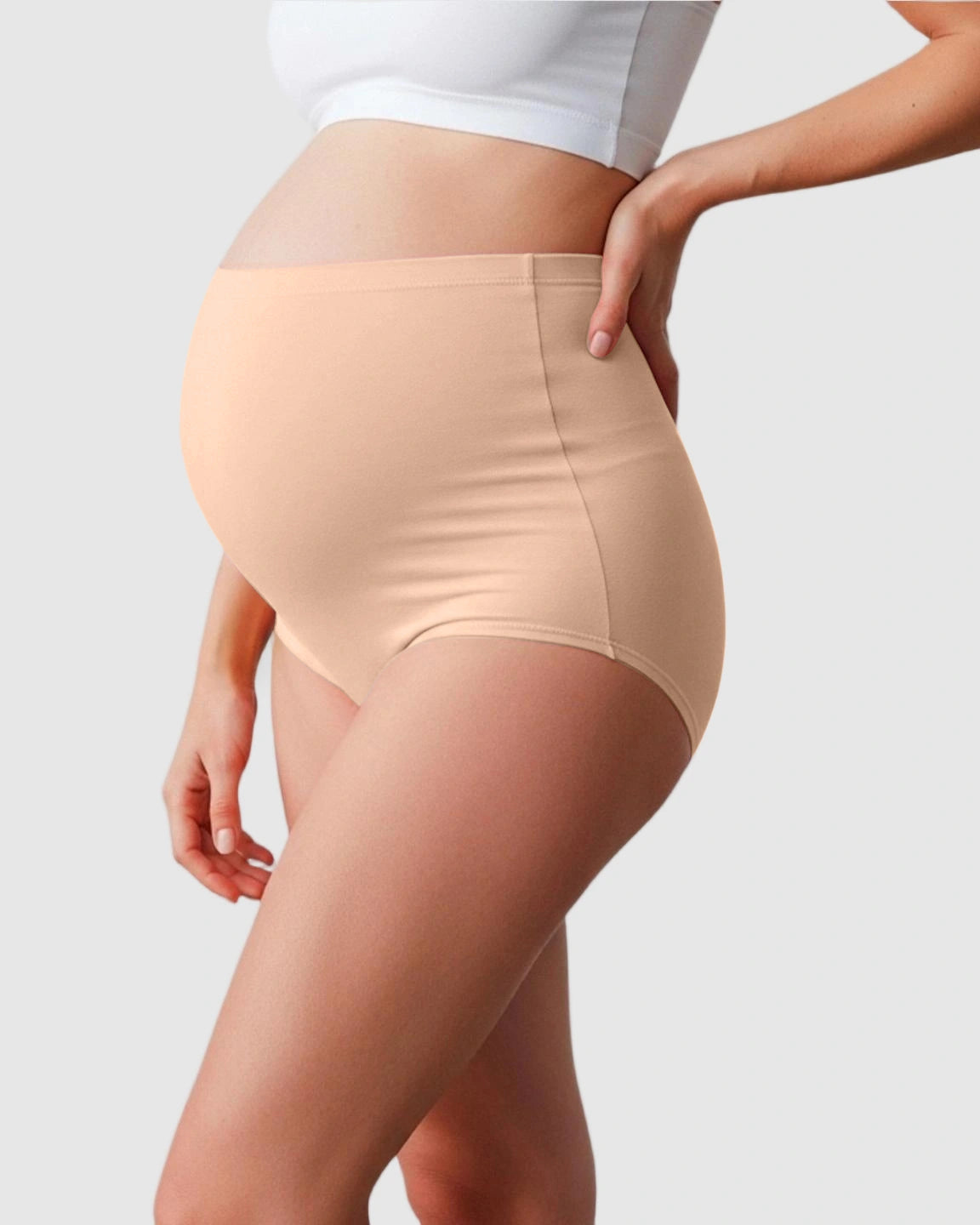 High-Waist Cotton Support Maternity Panties