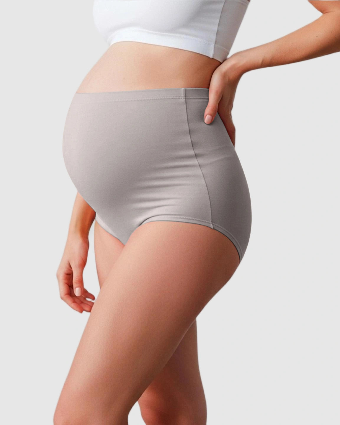 High-Waist Cotton Support Maternity Panties