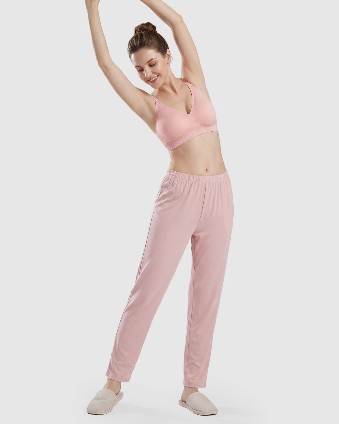 Seamless Cross-Front Wireless Nursing Bra